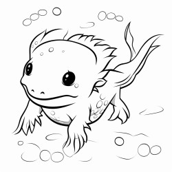 axolotl cute