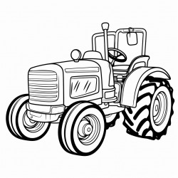 christmas tractor