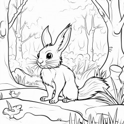 xerus in the forest