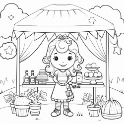 little girl lemonade stand birthday