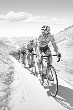 cyclists in the country