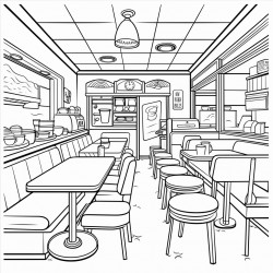 rave inc workshop as a 50s drive in diner