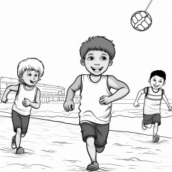 kids games on the beach