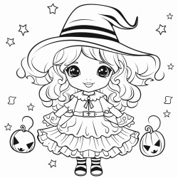 cute halloween witch