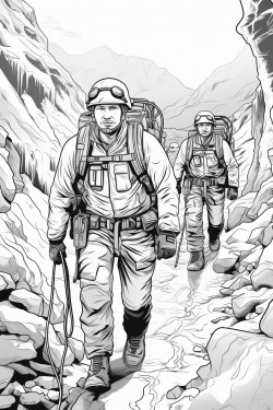 space rangers in basic training doing an obstacle course