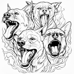 a barking dogs