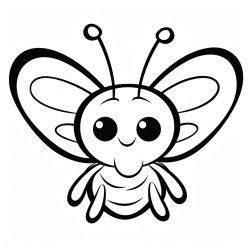 a cute little moth