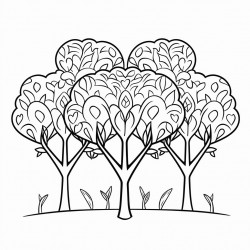 heartshaped trees