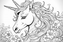 a cute little unicorn