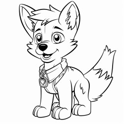 lobo bueno animado
