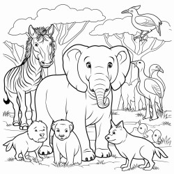 paradaise with animals