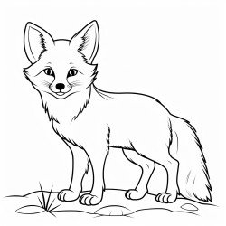 a cute icelandic fox
