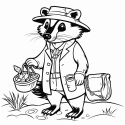 archaeologist badger