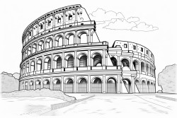 colosseum  rome italy