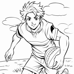 garon ado football amricain rugby manga