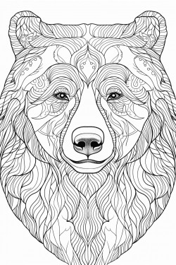 portrait of a bear
