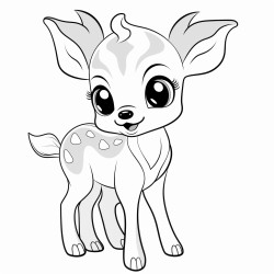 cute baby deer