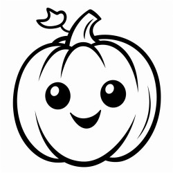 una simpatica calabaza en halloween para nios pequeos