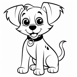 a cute dog