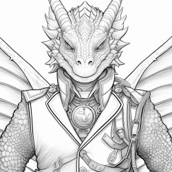 uniform and dragon