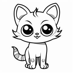 Cute cat, big eyes
