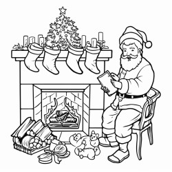 of the 12 nights this was the first night  everyone was ready to make their stockings juuust right
