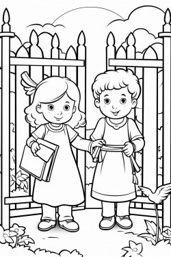make a gate opening to heaven