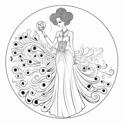 fashion designer peacock