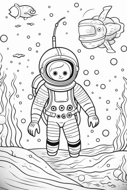 space exploration and underwater adventure