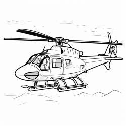 helicopter taking off