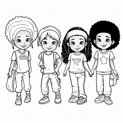 little black girls and boys
