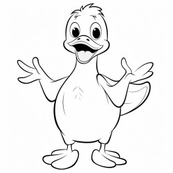 duck saying hi