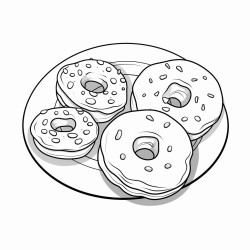 3 cookies and 2 donuts