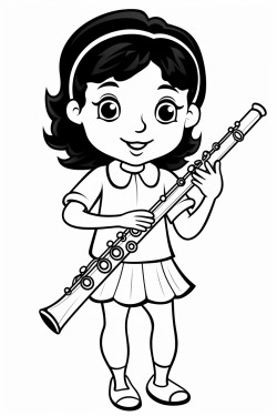 only instrument music flute