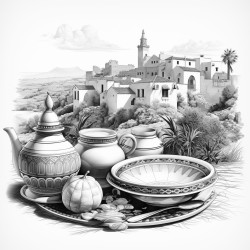 tagine morocco zellige art musulman