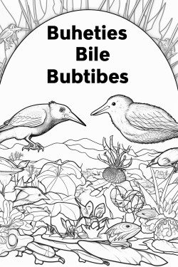 a title page for the habitats science unit with lots of biodiversity