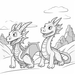dragons in their environments