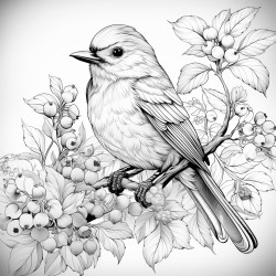 un petit inparable oiseau