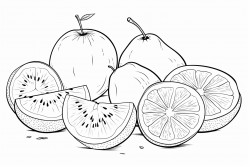 watermelon oranges and kiwi fruits