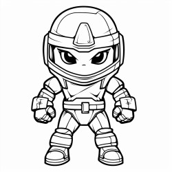 citrouille super hros robot ninja