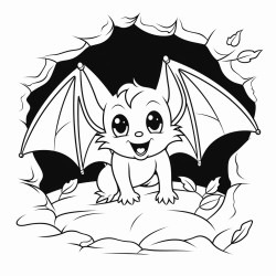chauve souris dans une grotte