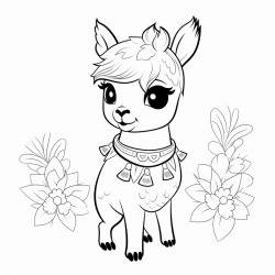 llama cute