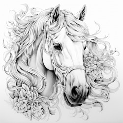 a horse