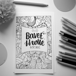 a simple doodle in the background and a a text in the front stating believe in yourself