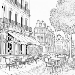 parisian cafe