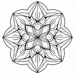 polygonal fractals  fractal patterns of polygons forming a complex mandala