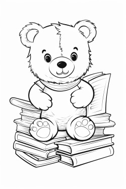 teddy bears reading