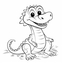 cute crocodile