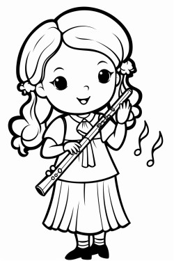 only instrument music flute