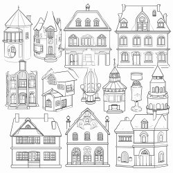 different houses from around the world